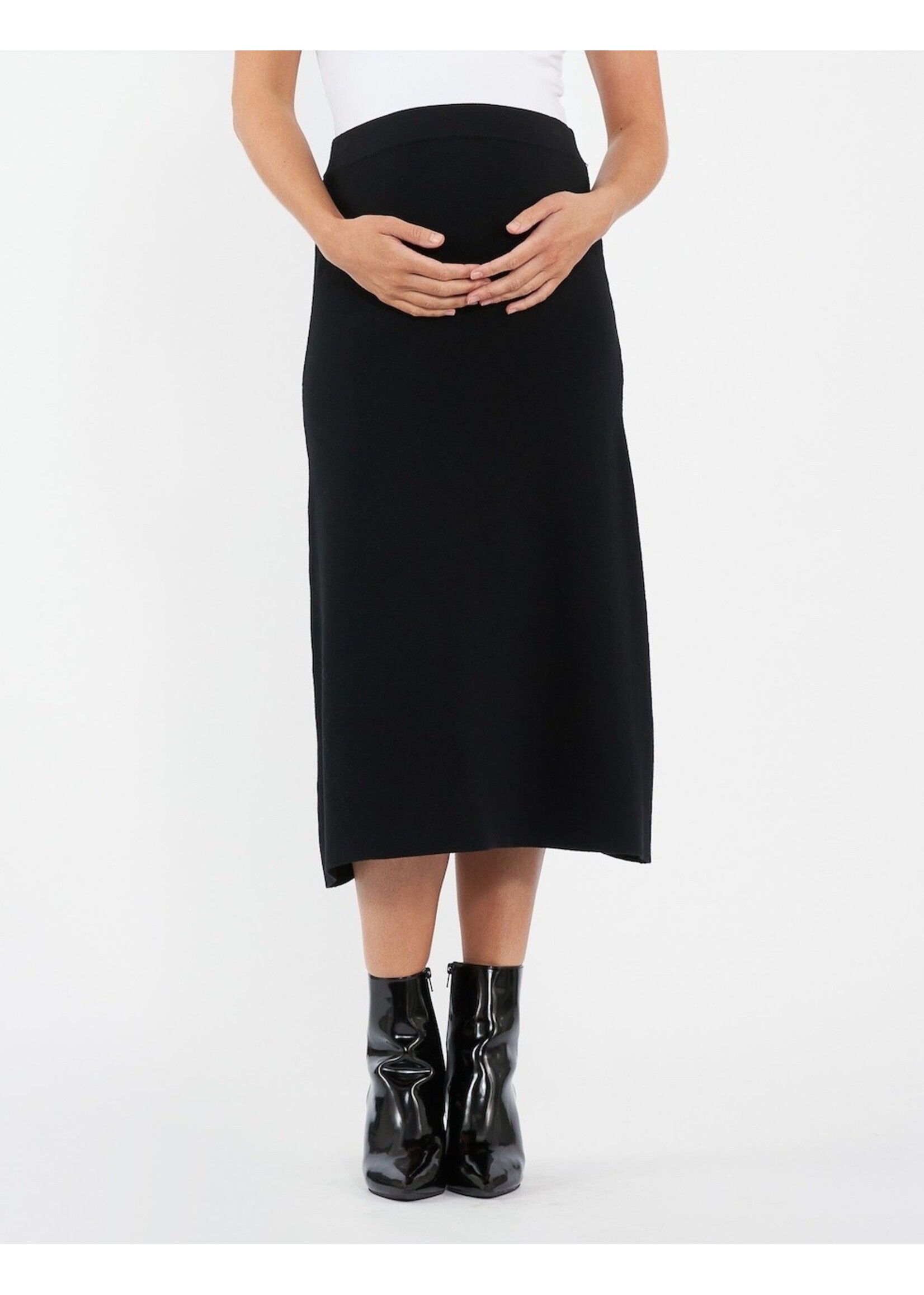 Ripe Maternity Ripe, A-Line Knit Maternity Skirt || Black