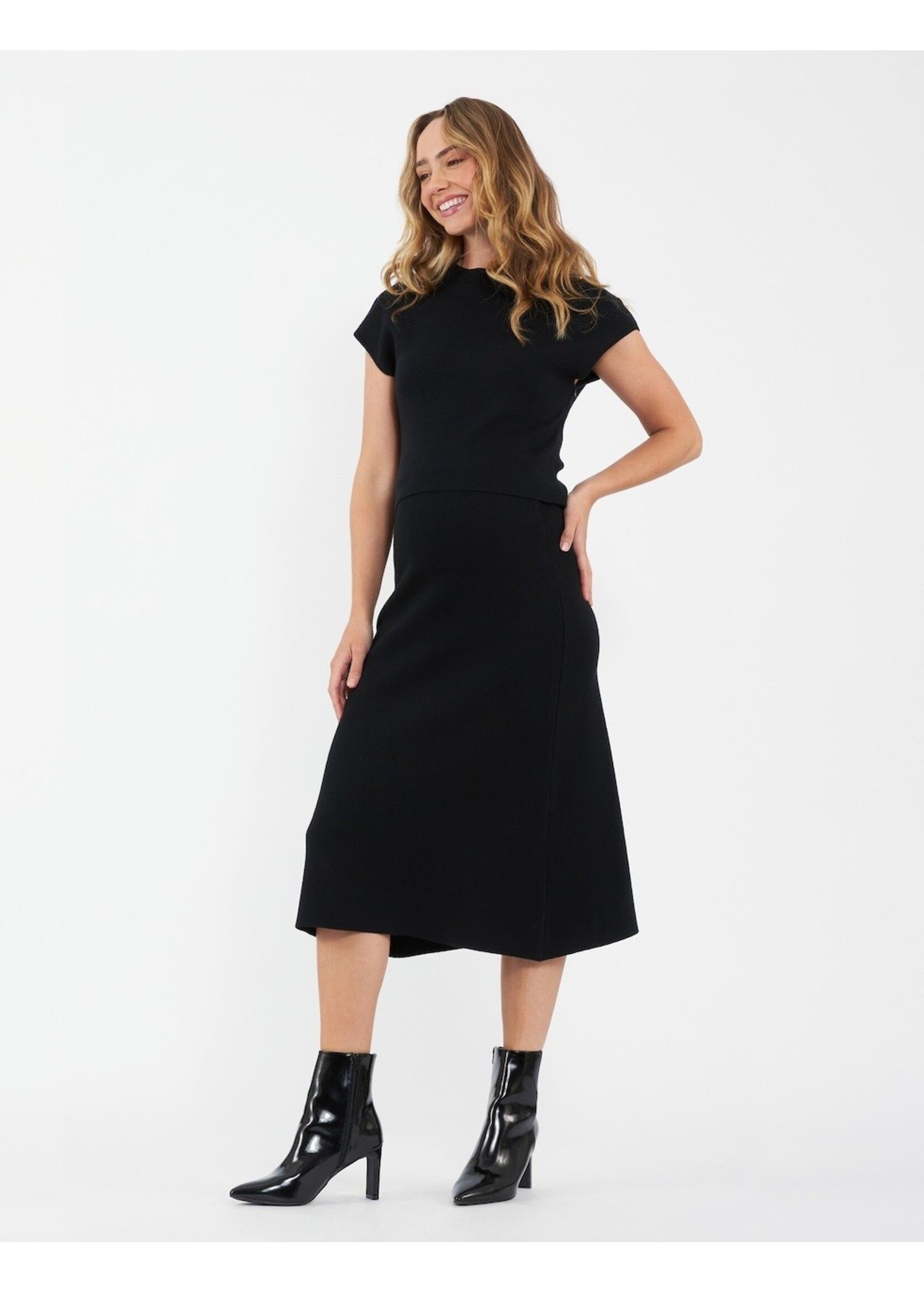 Ripe Maternity Ripe, A-Line Knit Maternity Skirt || Black
