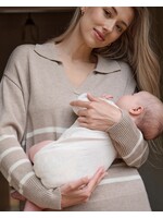 Ripe Maternity Ripe Maternity, Lori Maternity & Nursing Knit Sweater || Latte / Chalk