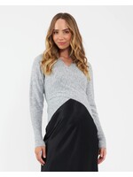 Ripe Maternity Ripe Maternity, Willa Maternity & Nursing Knit || Silver Marle