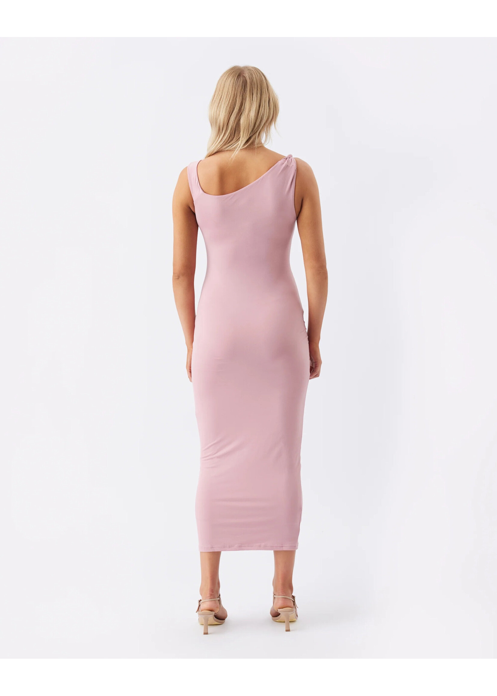 Ripe Maternity Ripe Maternity, Luxe Knit Off Shoulder Dress || Pink