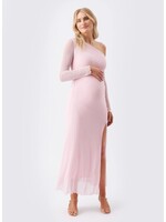 Ripe Maternity Ripe Maternity, Freya Off Shoulder Mesh Maternity Dress || Blossom