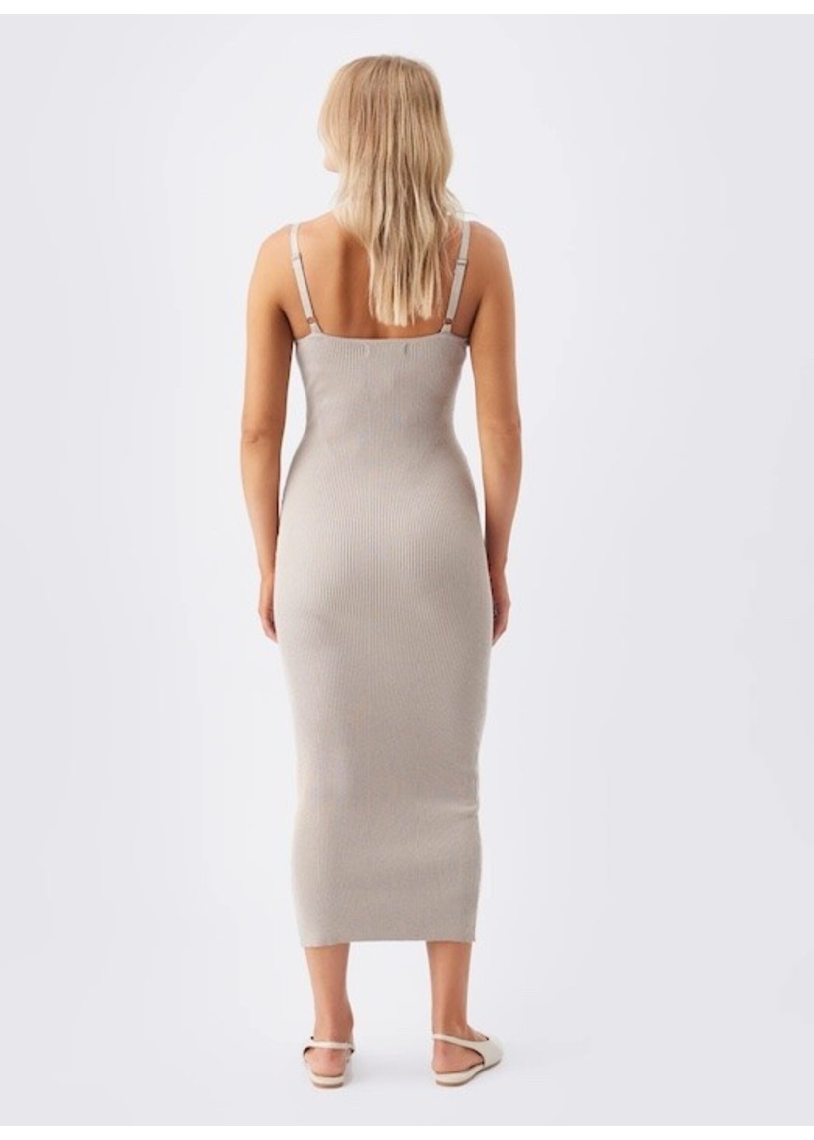 Ripe Maternity Ripe Maternity, Celine Rib Knit Dress || Stone