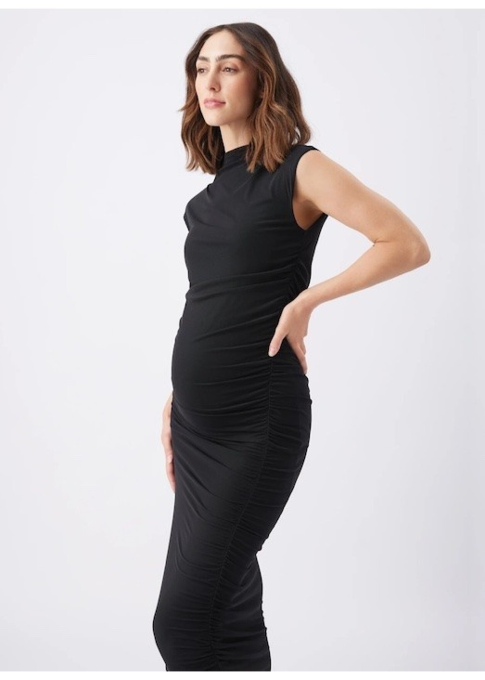 Ripe Maternity Ripe Maternity, Thurley Mesh Evening Dress || Black