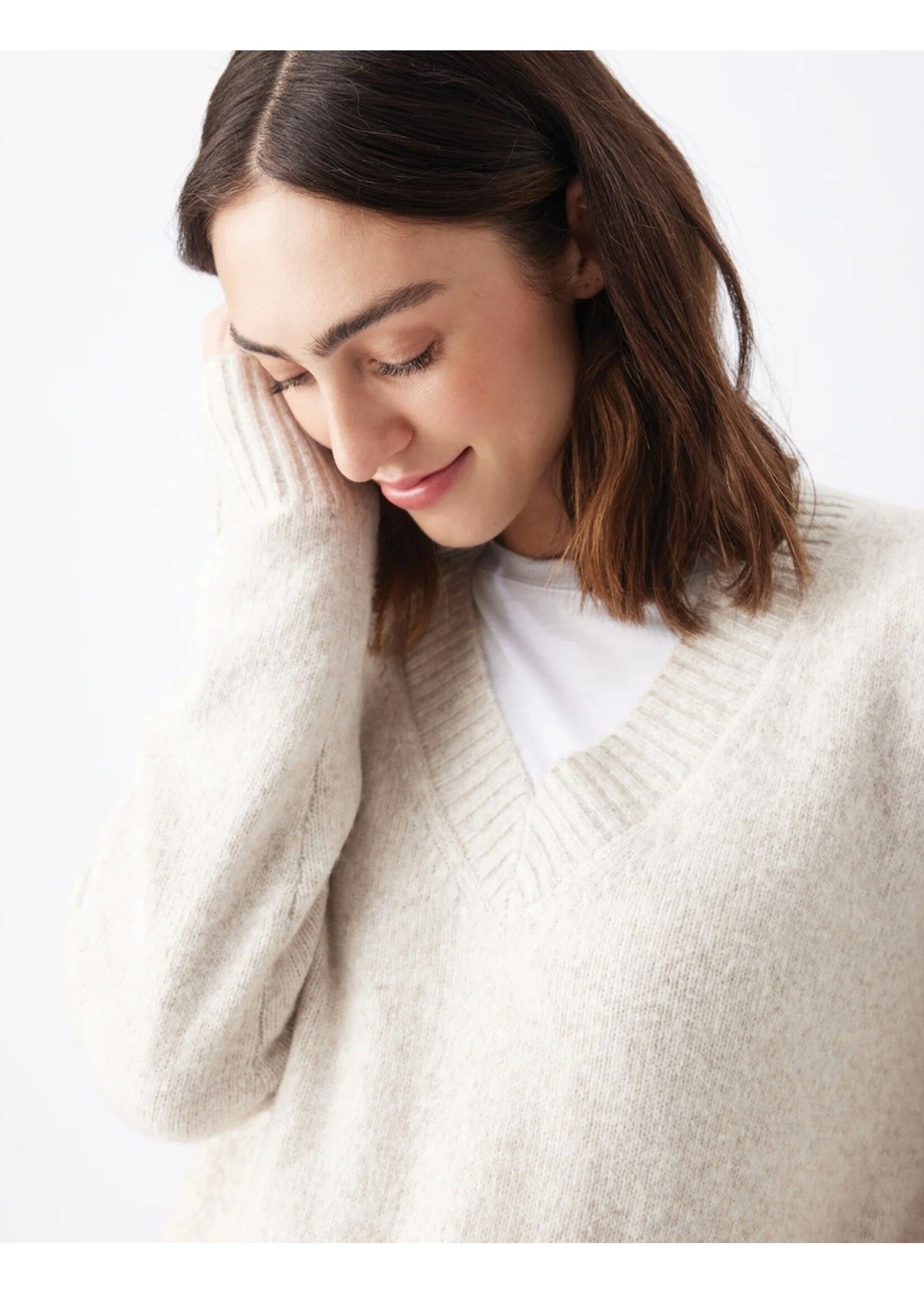 Ripe Maternity Ripe Maternity, Vera Maternity & Nursing Knit || Oat Marle
