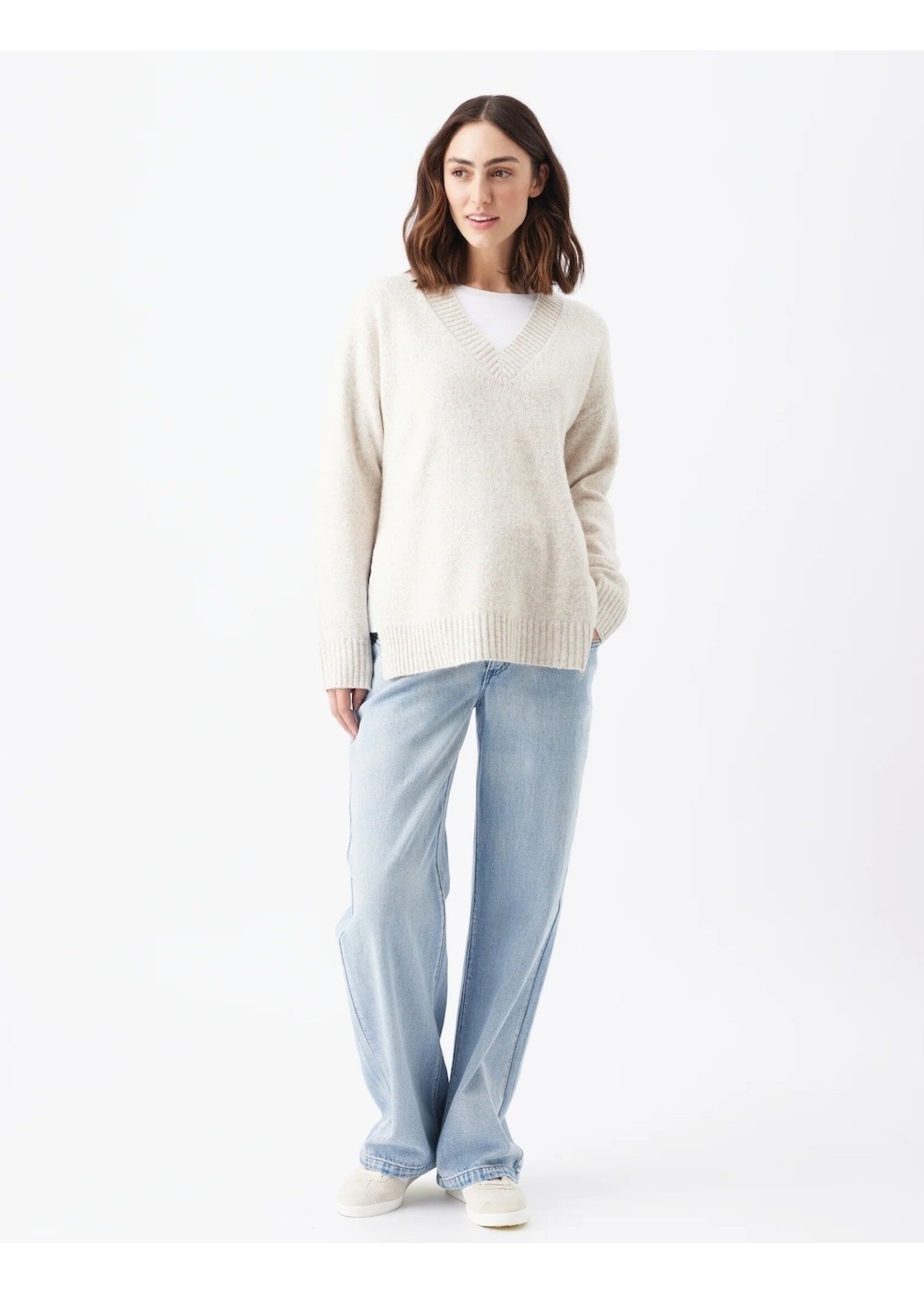 Ripe Maternity Ripe Maternity, Vera Maternity & Nursing Knit || Oat Marle