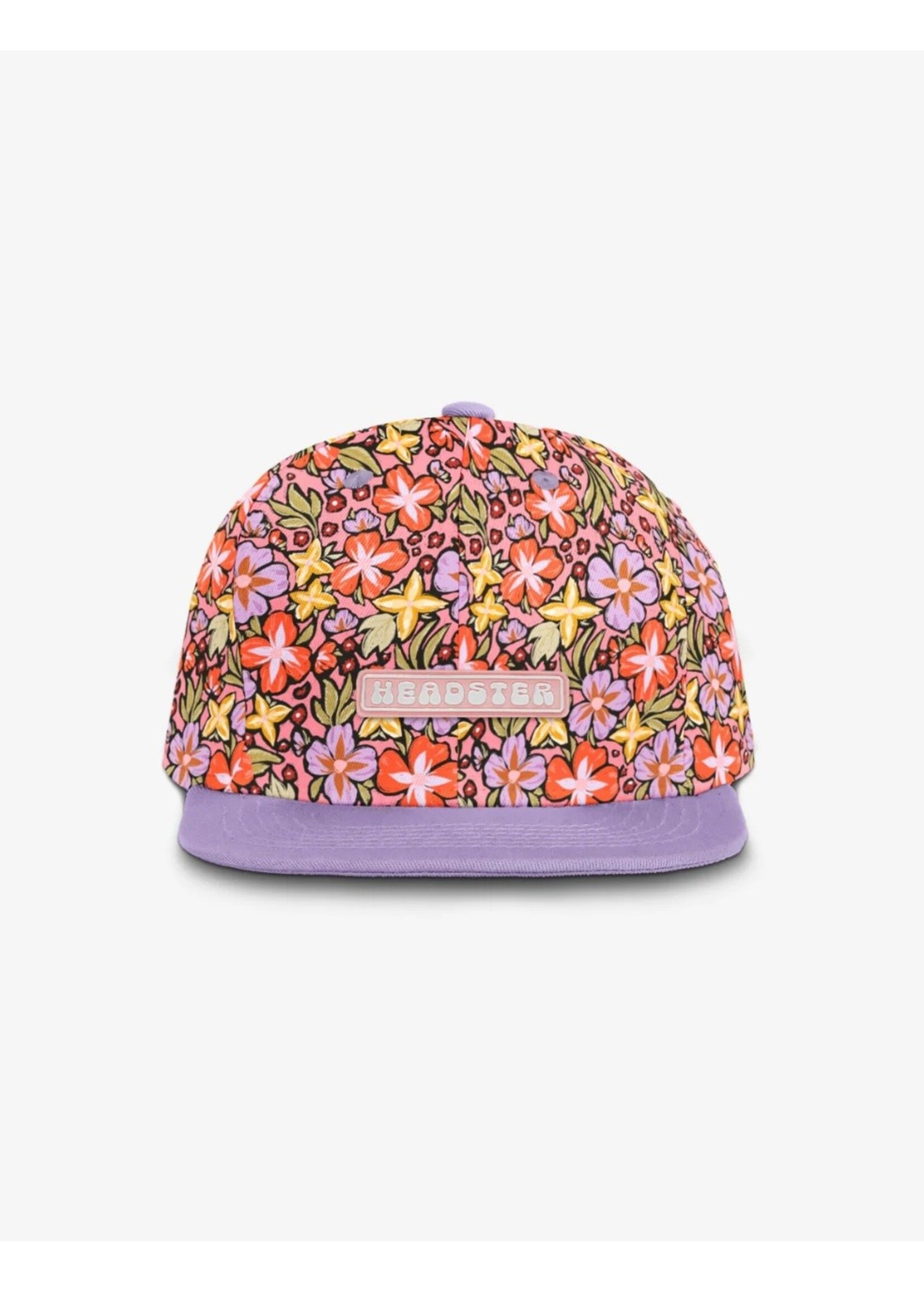 Headster Kids Headster Kids, Retro Bloom Snapback || Peaches
