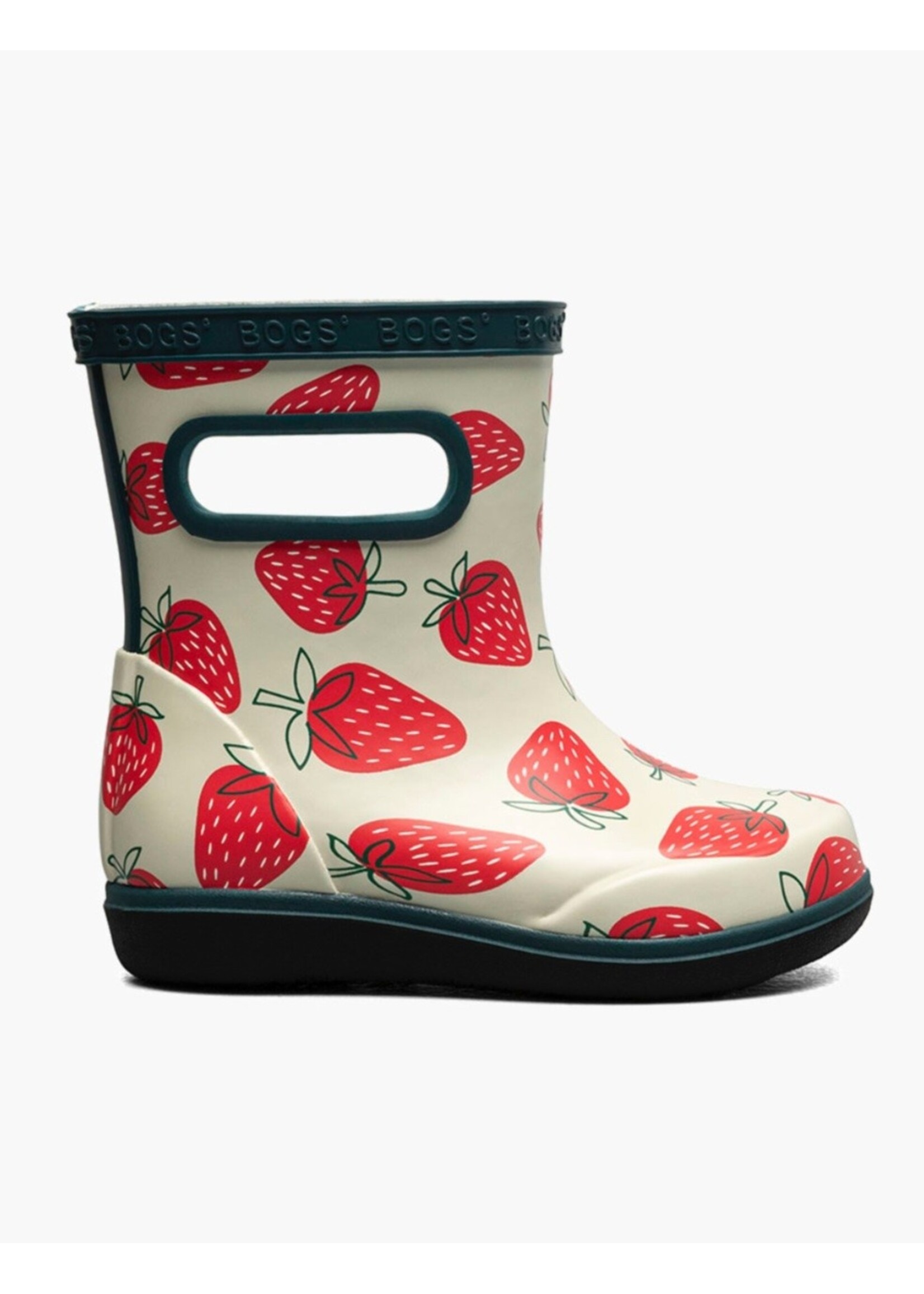 Bogs Bogs, Skipper II Kids' Rainboot || Strawberries