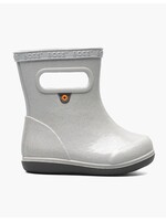 Bogs Bogs, Skipper II Glitter Kids' Rainboot || Silver