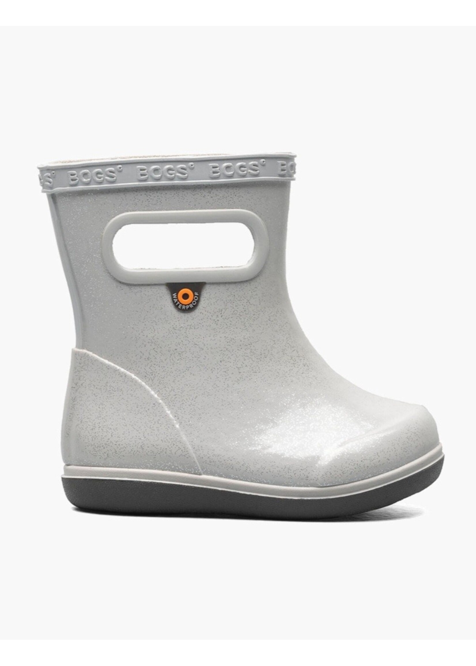 Bogs Bogs, Skipper II Glitter Kids' Rainboot || Silver