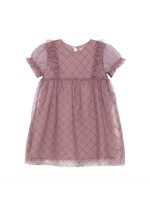Creamie Creamie, Purple Hearts Mesh Dress || Woodrose