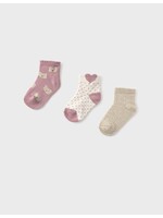 Mayoral Mayoral, Baby 3-Pack Socks || Orchid