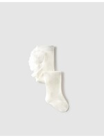Mayoral Mayoral, Newborn Ruffled Tights || Ecru