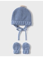 Mayoral Mayoral, Newborn Hat and Mittens Set || Cloud