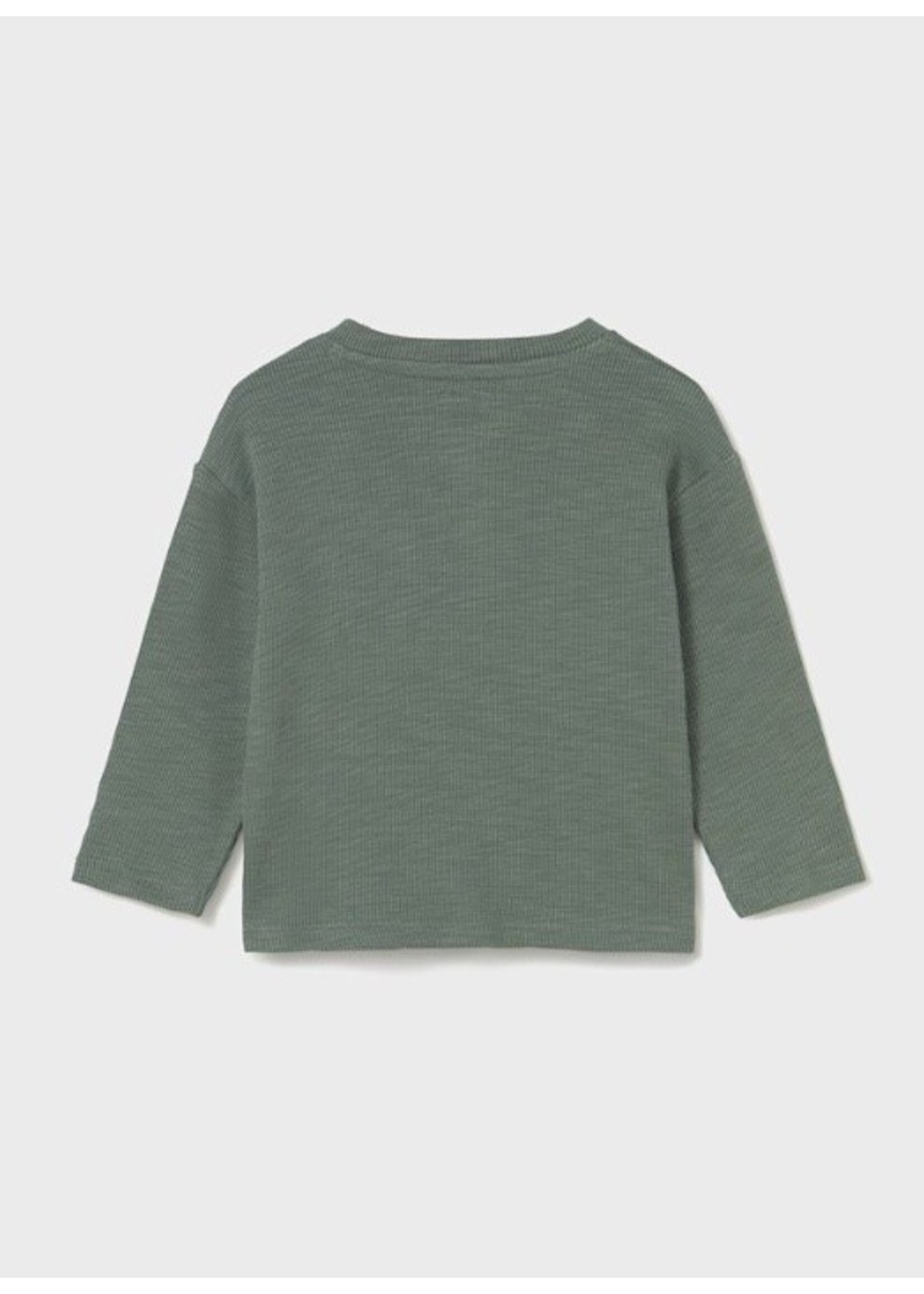 Mayoral Mayoral,  Special Knit Long Sleeve T-Shirt || Spruce