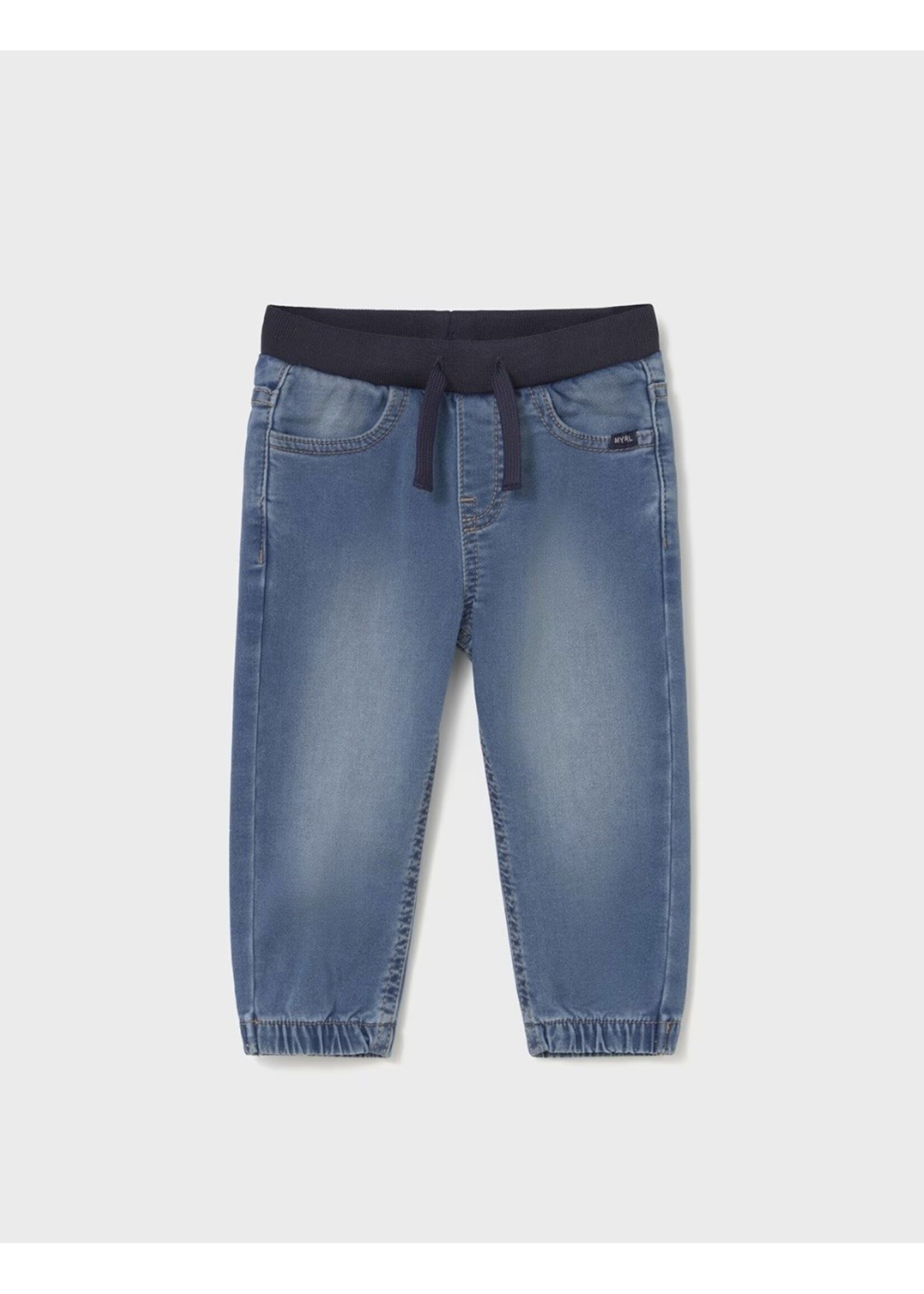 Mayoral Mayoral, Denim Jogger Pants || Medium Denim