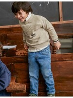 Mayoral Mayoral, Boy Jogger Jeans With Drawstring Waist || Medium Denim