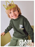Mayoral Mayoral, Boy Baseball Print Sweatshirt || Olive