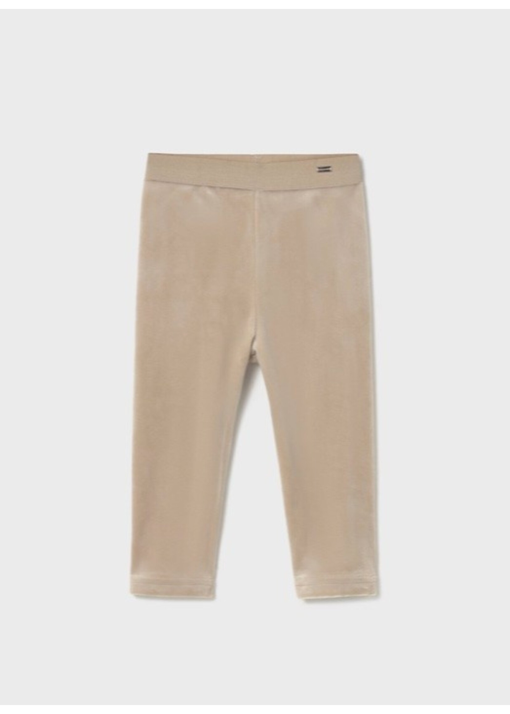 Mayoral Mayoral, Baby Velvet Leggings || Toffee