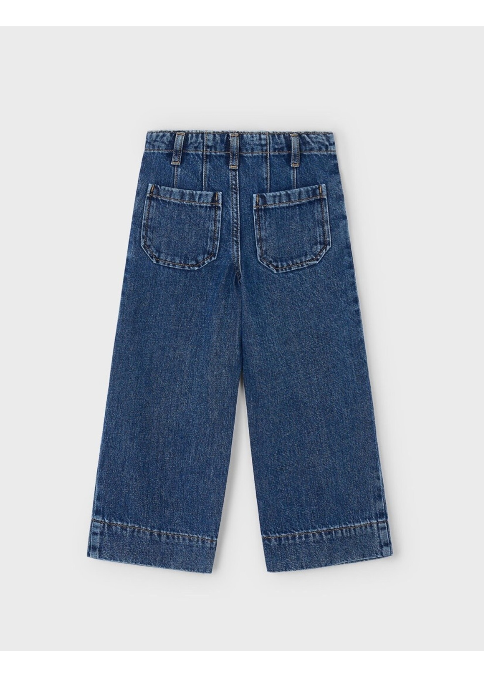 Mayoral Mayoral, Girl Flare Jeans || Dark Denim