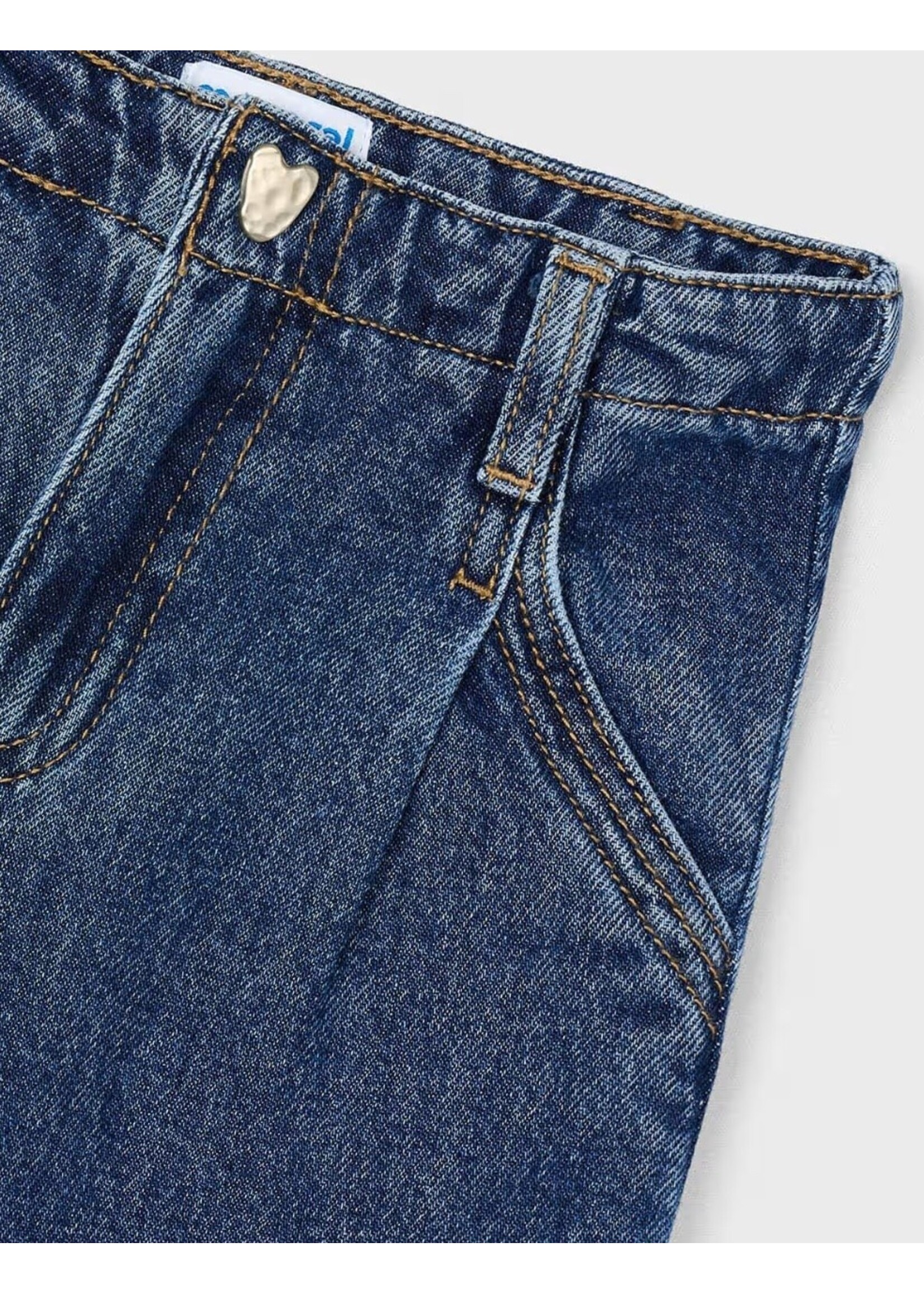 Mayoral Mayoral, Girl Flare Jeans || Dark Denim