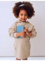 Mayoral Mayoral, Girl Sweatshirt and Cargo Skirt Set || Hazelnut