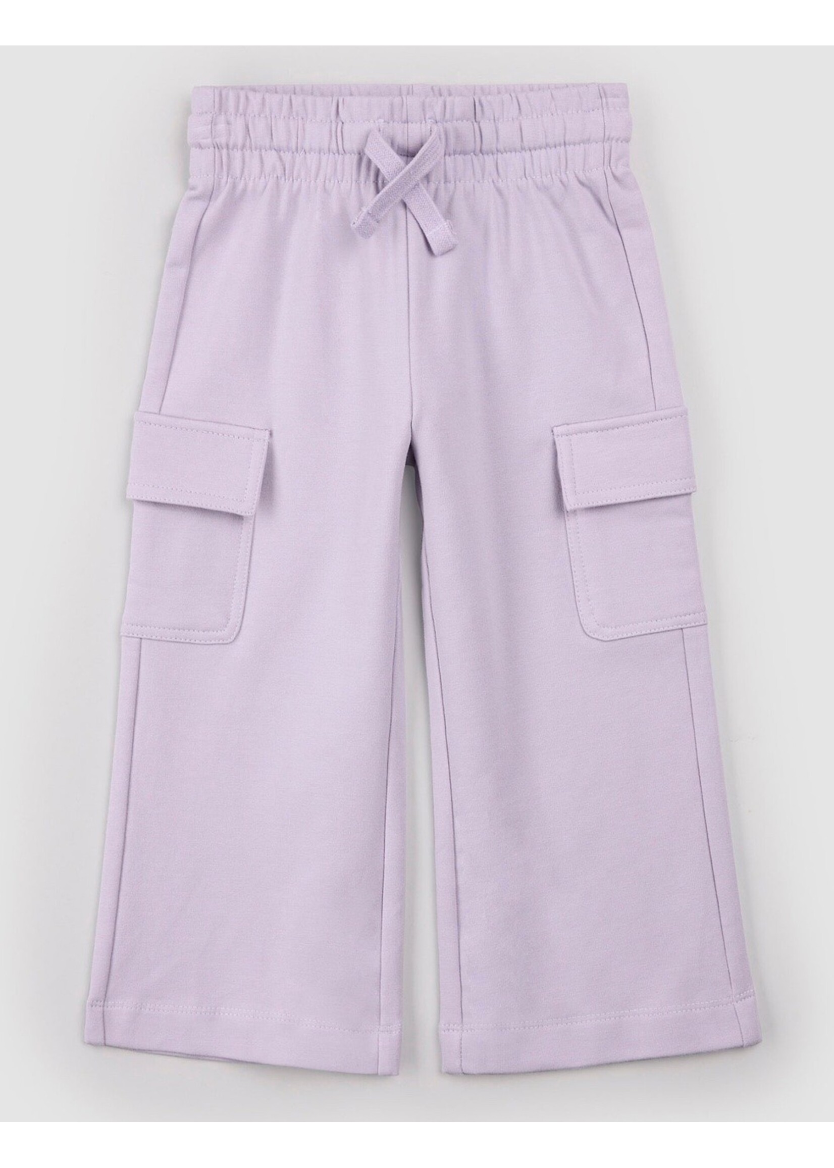 Miles the Label Miles the Label,  Wide Leg Cargo Joggers || Thistle