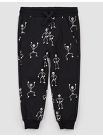 Miles the Label Miles the Label, Dancing Glow-in-the-Dark Skeletons Joggers || Black