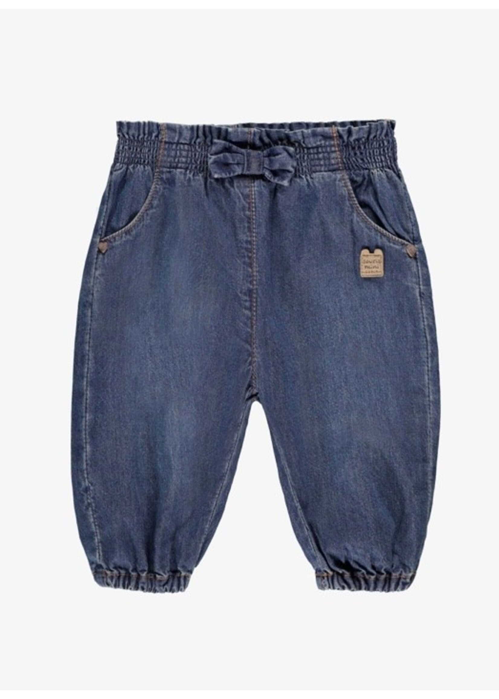 Souris Mini Souris Mini, Paperbag Waist Jeans || Medium Blue