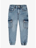 Souris Mini Souris Mini, Cargo Pocket Jeans || Medium Blue