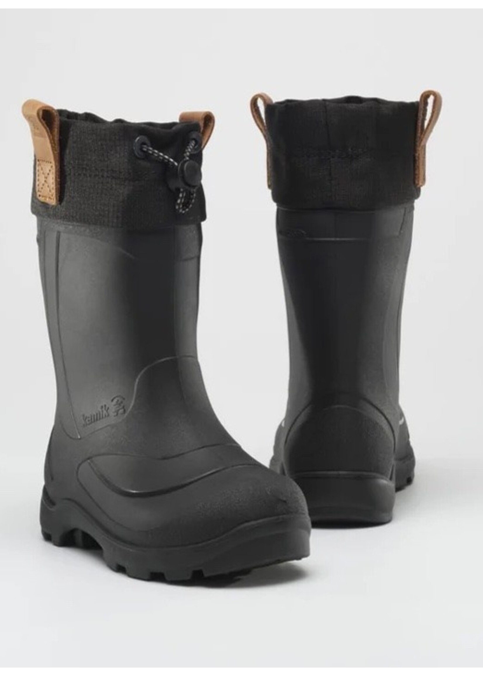 Kamik Kamik, Tundra Jr Insulated Rain Boot || Black