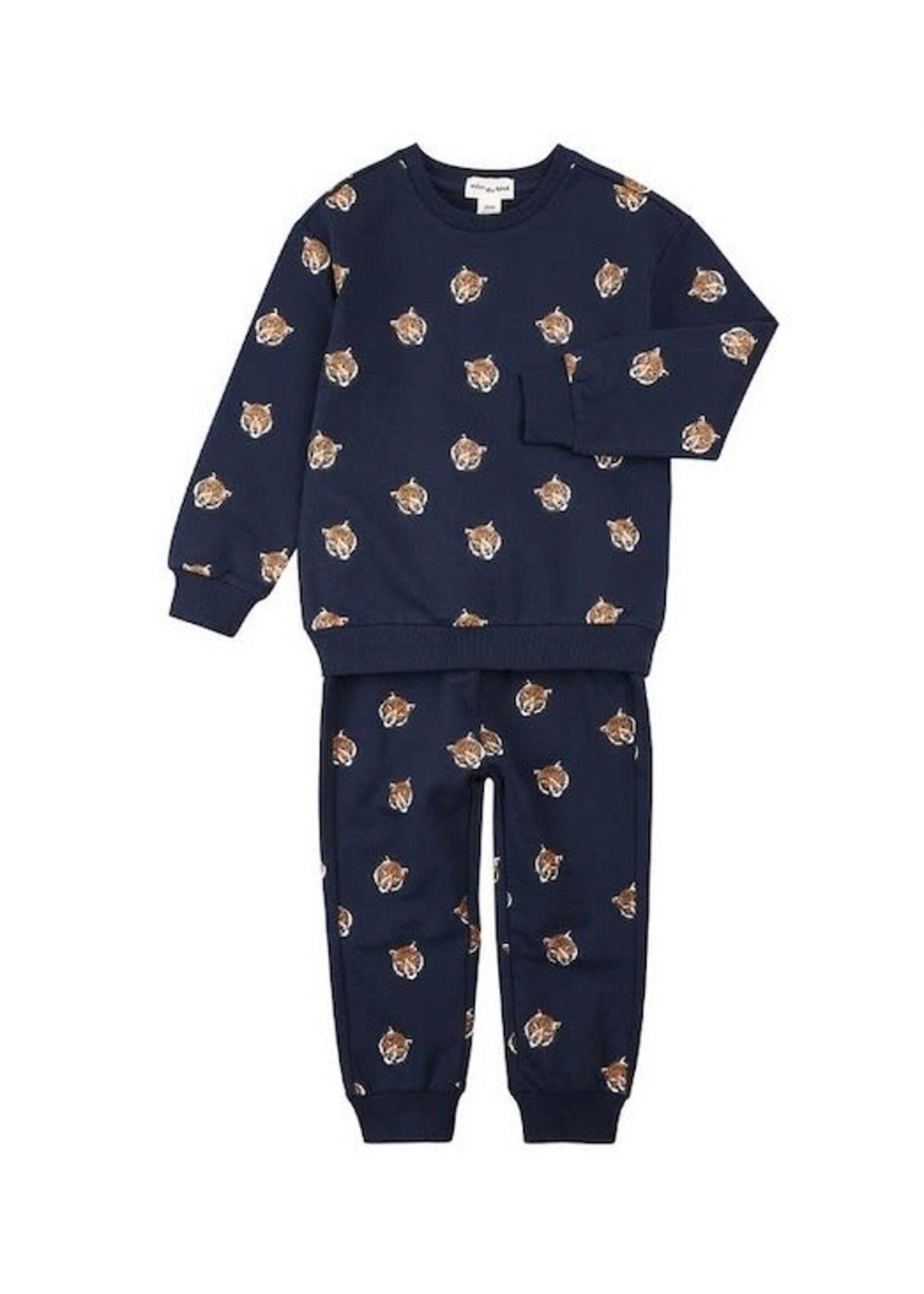 Miles the Label Miles The Label, Tiger Print Jogger Set || Navy