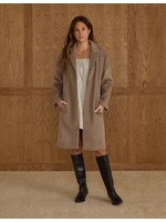 Rylee + Cru Rylee + Cru Woman, Presley Longline Coat || Camel