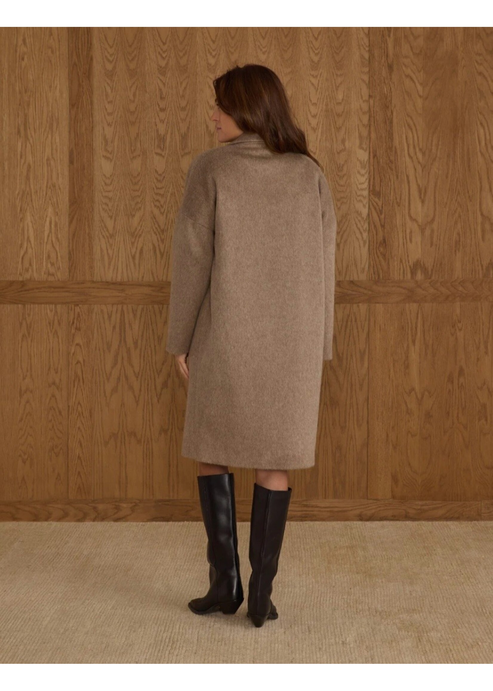 Rylee + Cru Rylee + Cru Woman, Presley Longline Coat || Camel