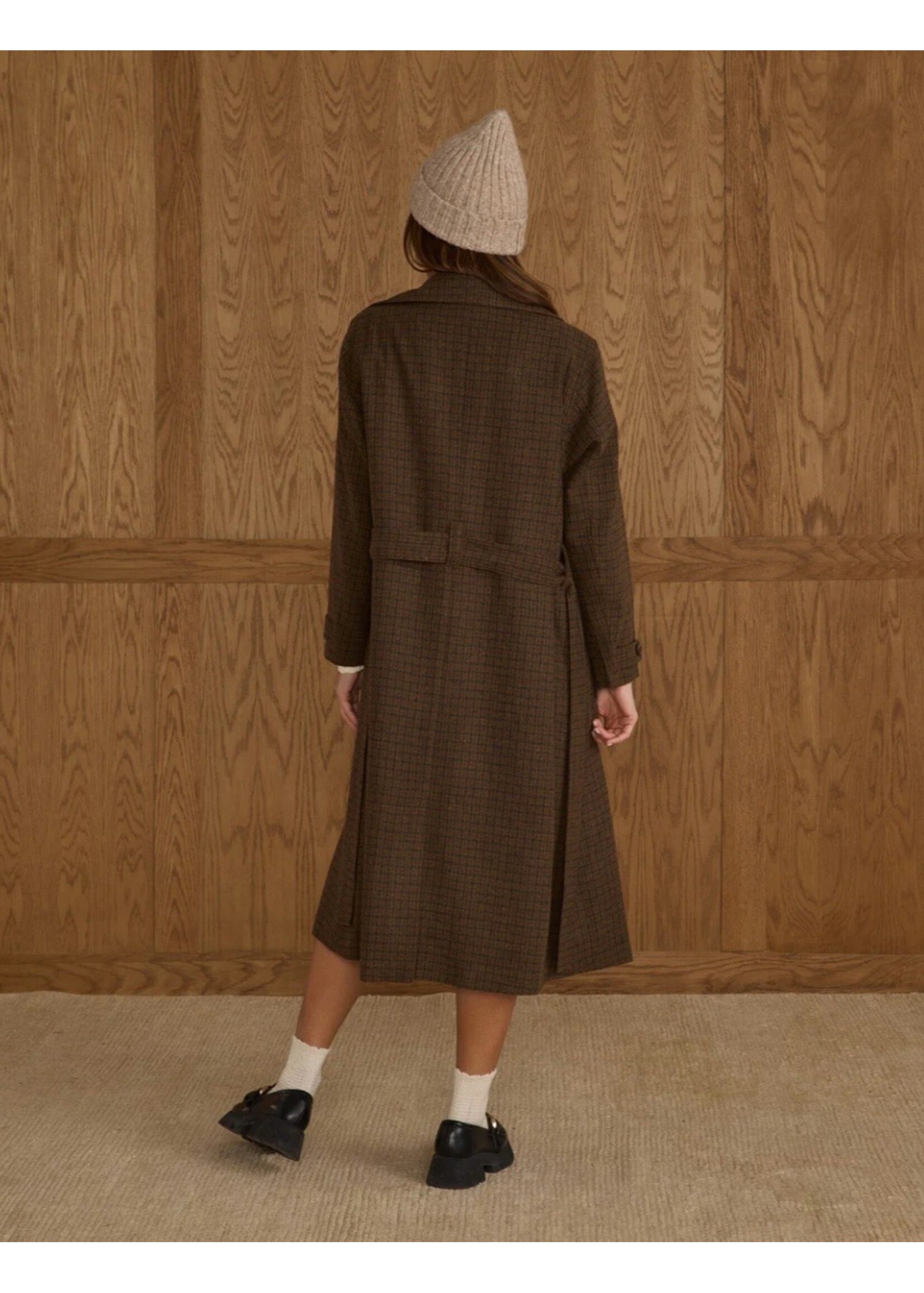 Rylee + Cru Rylee + Cru Woman, Presley Longline Coat || Camel