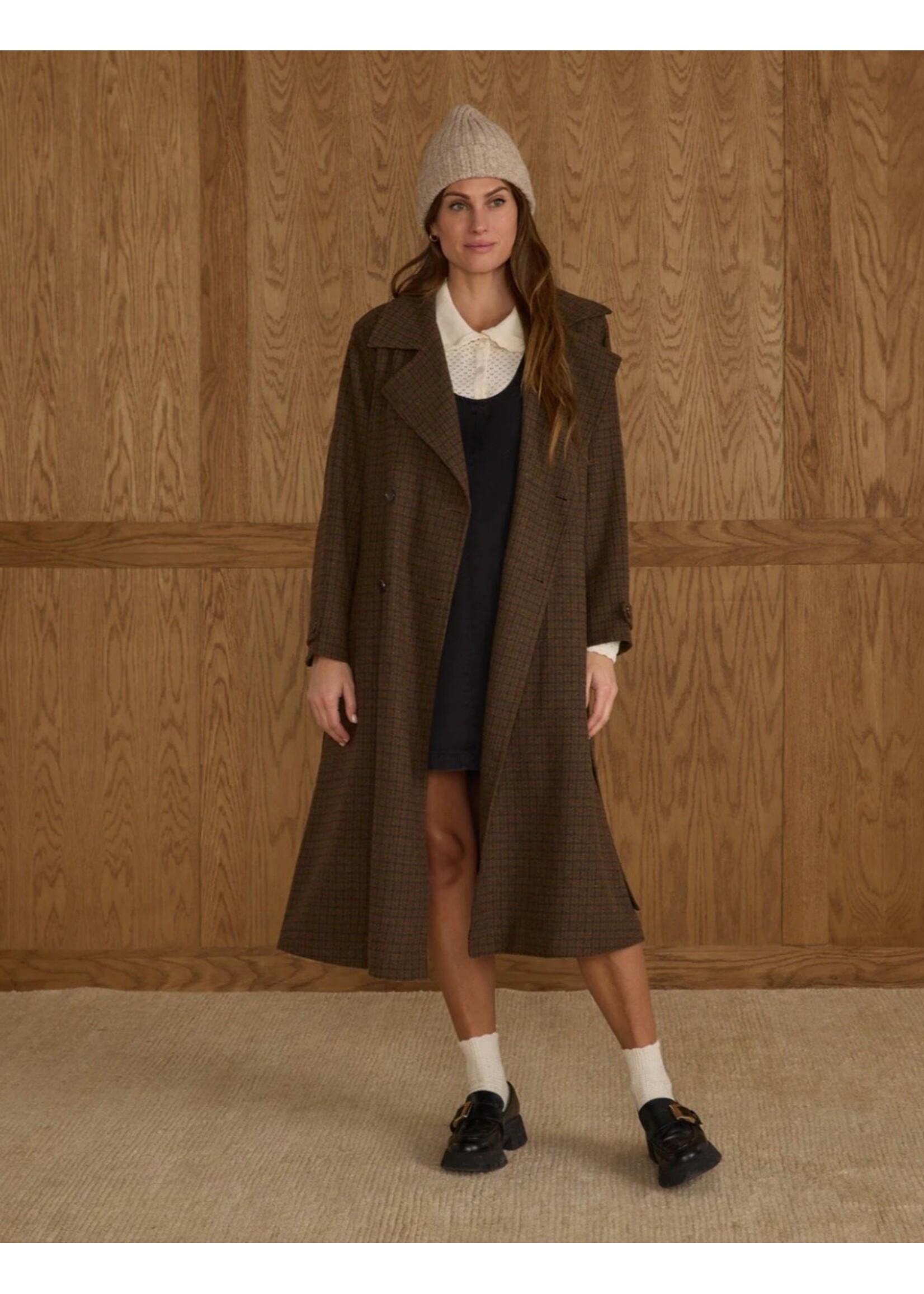 Rylee + Cru Rylee + Cru Woman, Trench Coat | Brown