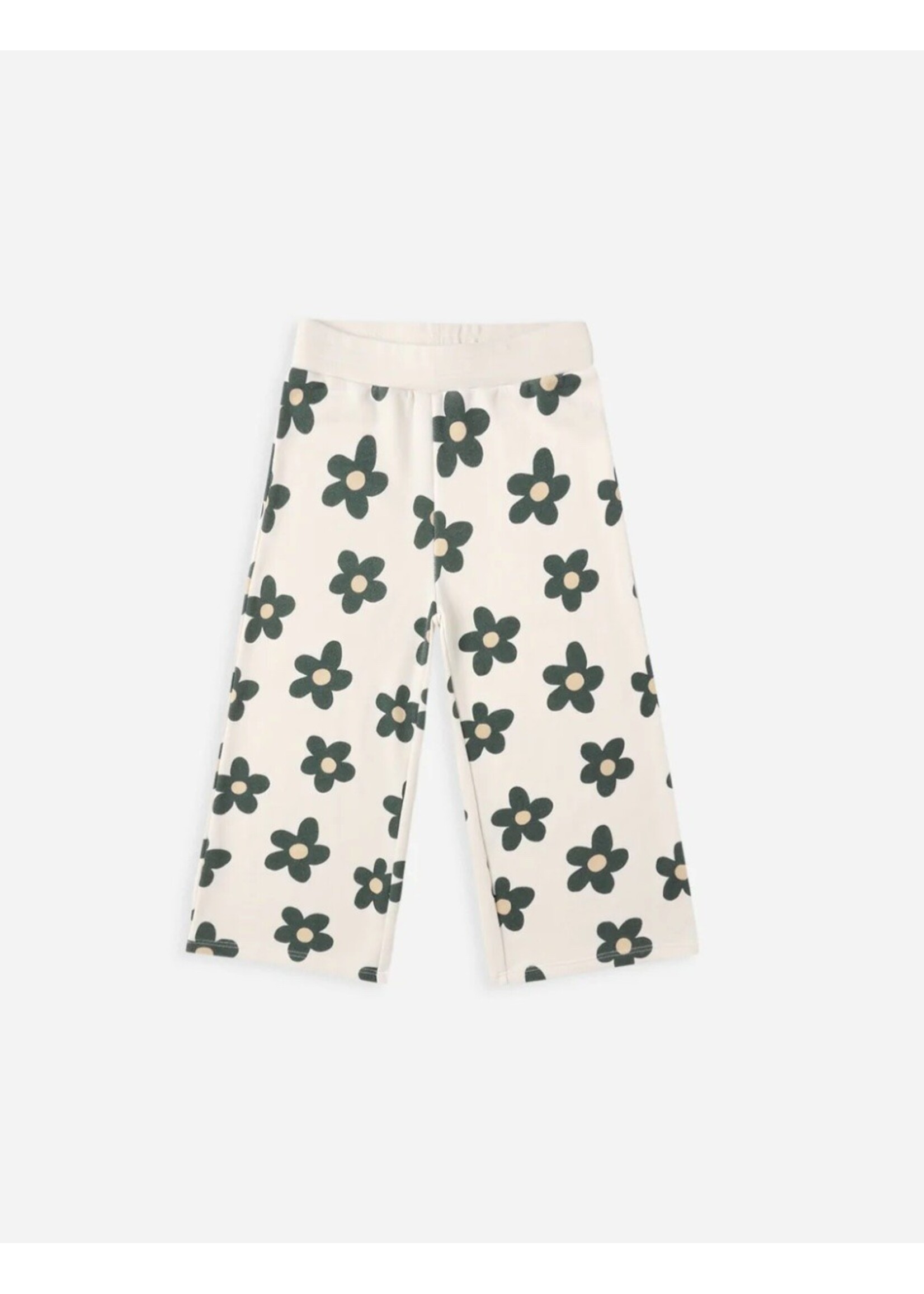 Rylee + Cru Rylee + Cru, Wide Leg Sweatpant || Daisy