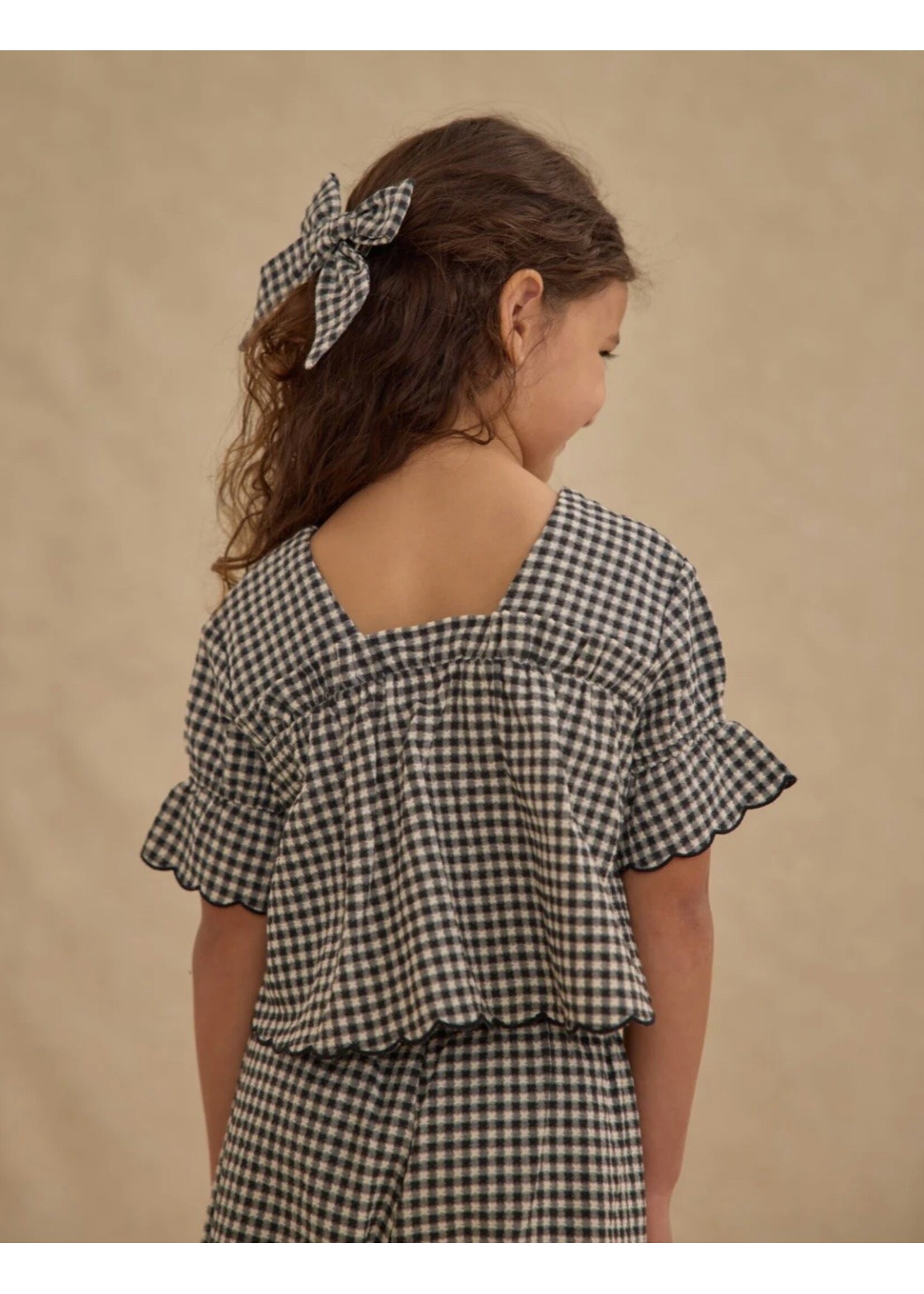 Rylee + Cru Rylee + Cru, Francie Blouse || Black Gingham