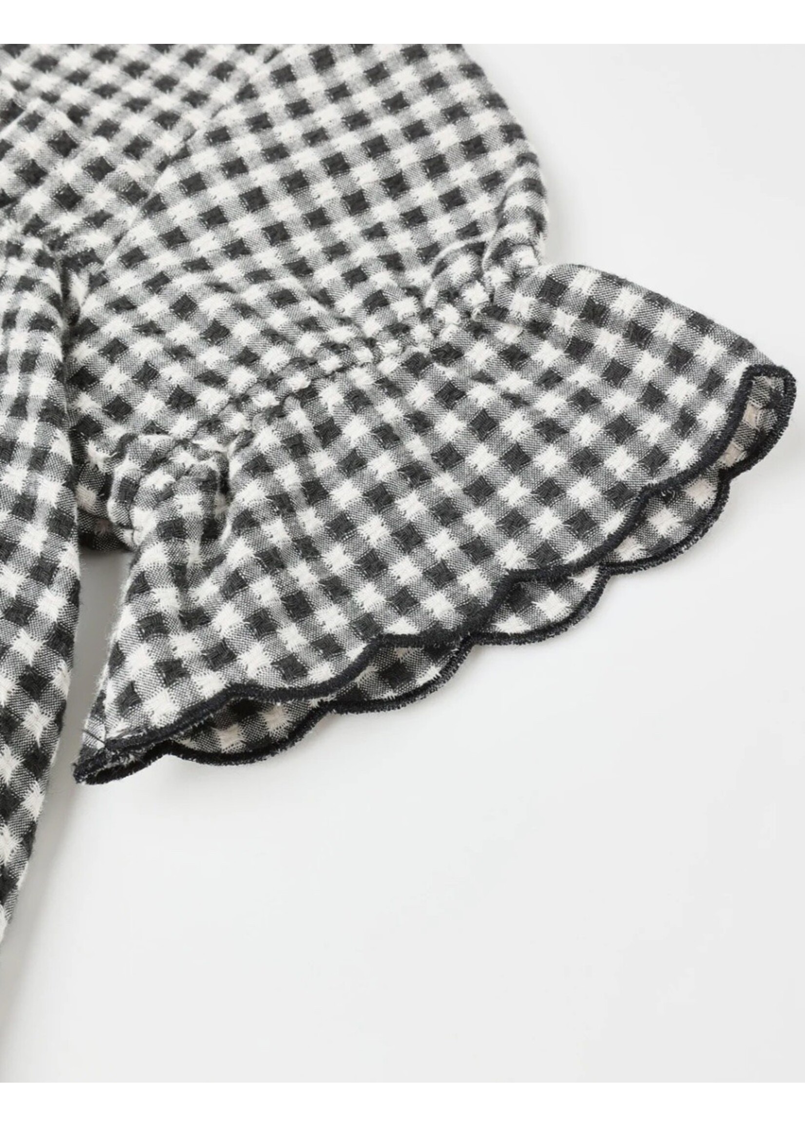 Rylee + Cru Rylee + Cru, Francie Blouse || Black Gingham