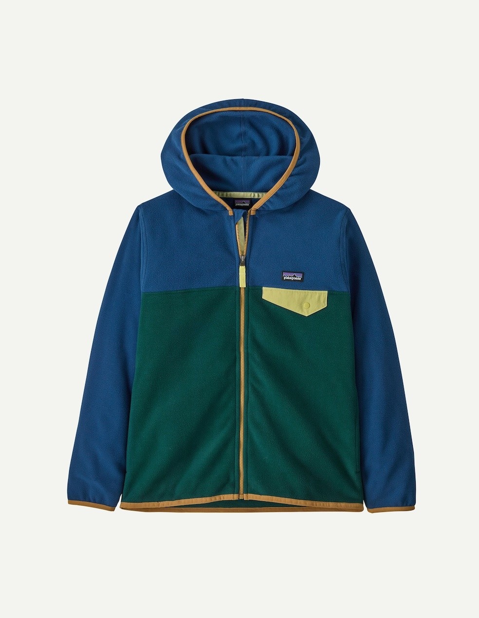 Patagonia, Kids' Micro D Snap-T Fleece Jacket || Cascade Green