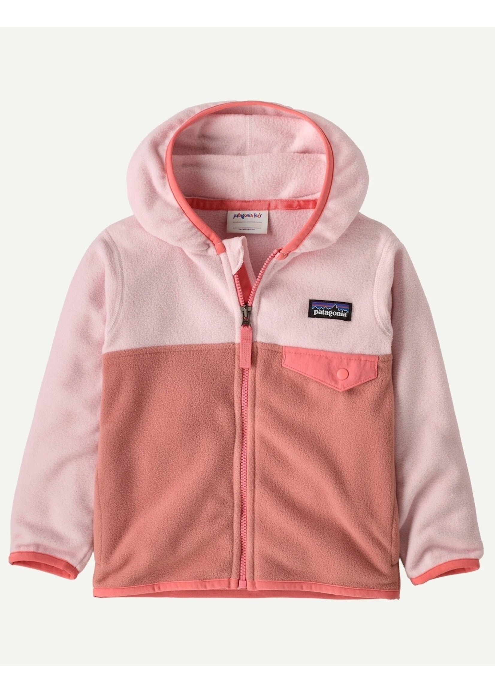 Patagonia Patagonia, Baby Micro D Snap-T Fleece Jacket || Moment Pink