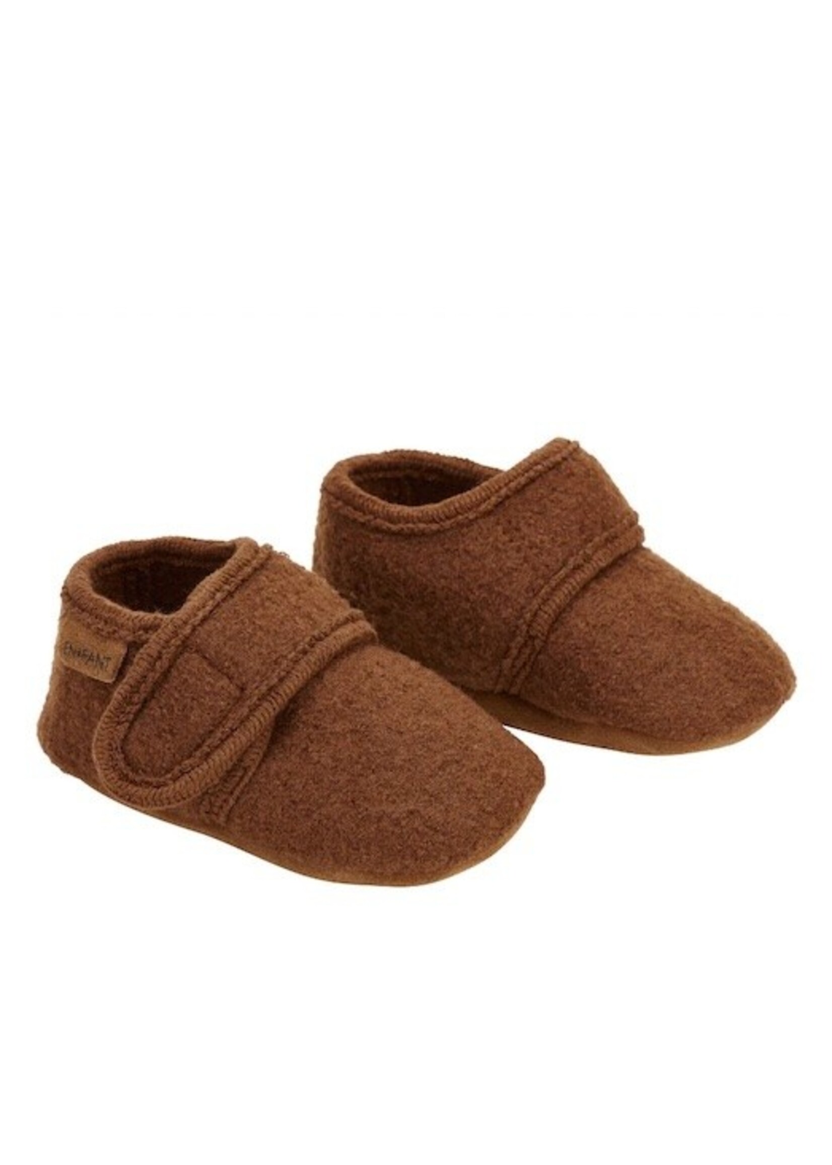 En-Fant Enfant, Wool Baby Slippers || Brown