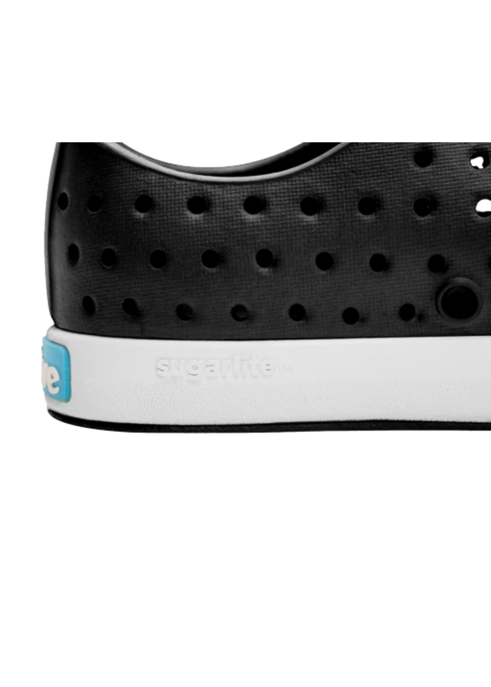 Native Shoes Native Shoes, Jefferson  Sugarlite™ Block Child || Jiffy Black/ Shell White/ Peace Alien Block