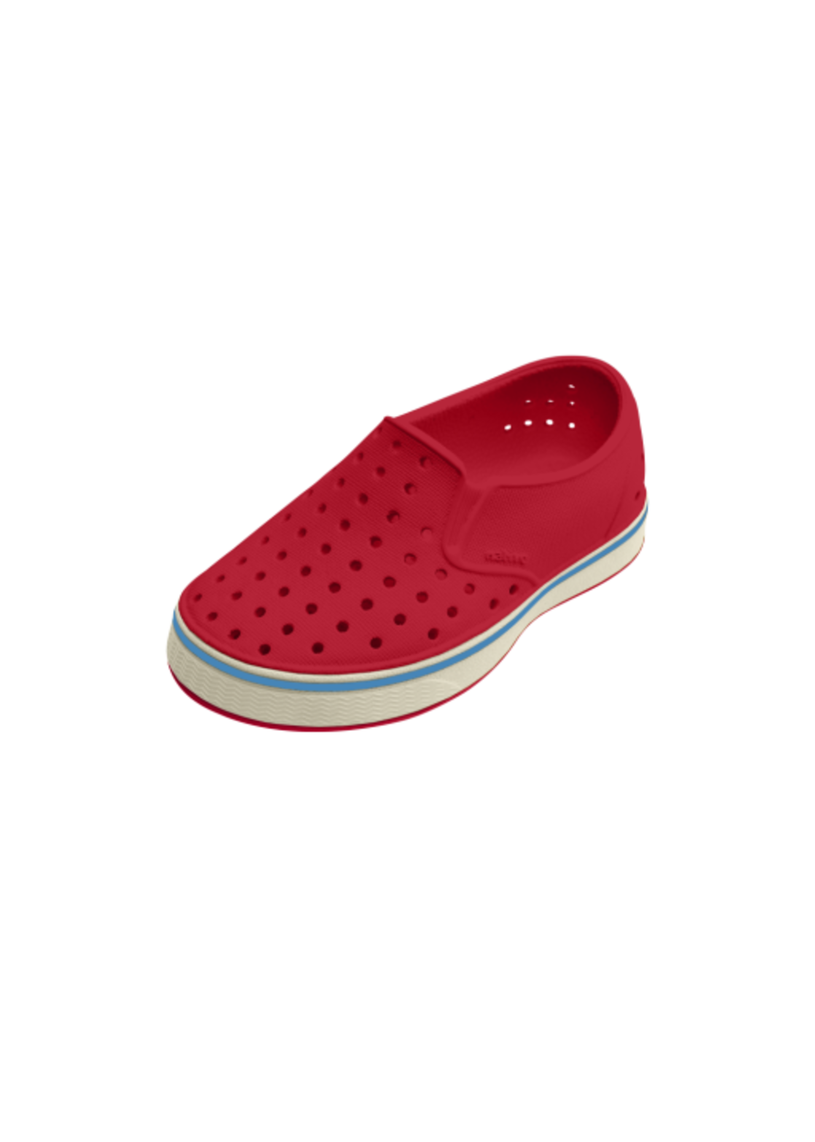 Native Shoes Native Shoes, Miles Child Sugarlite™ || Ruby Red / Bone White