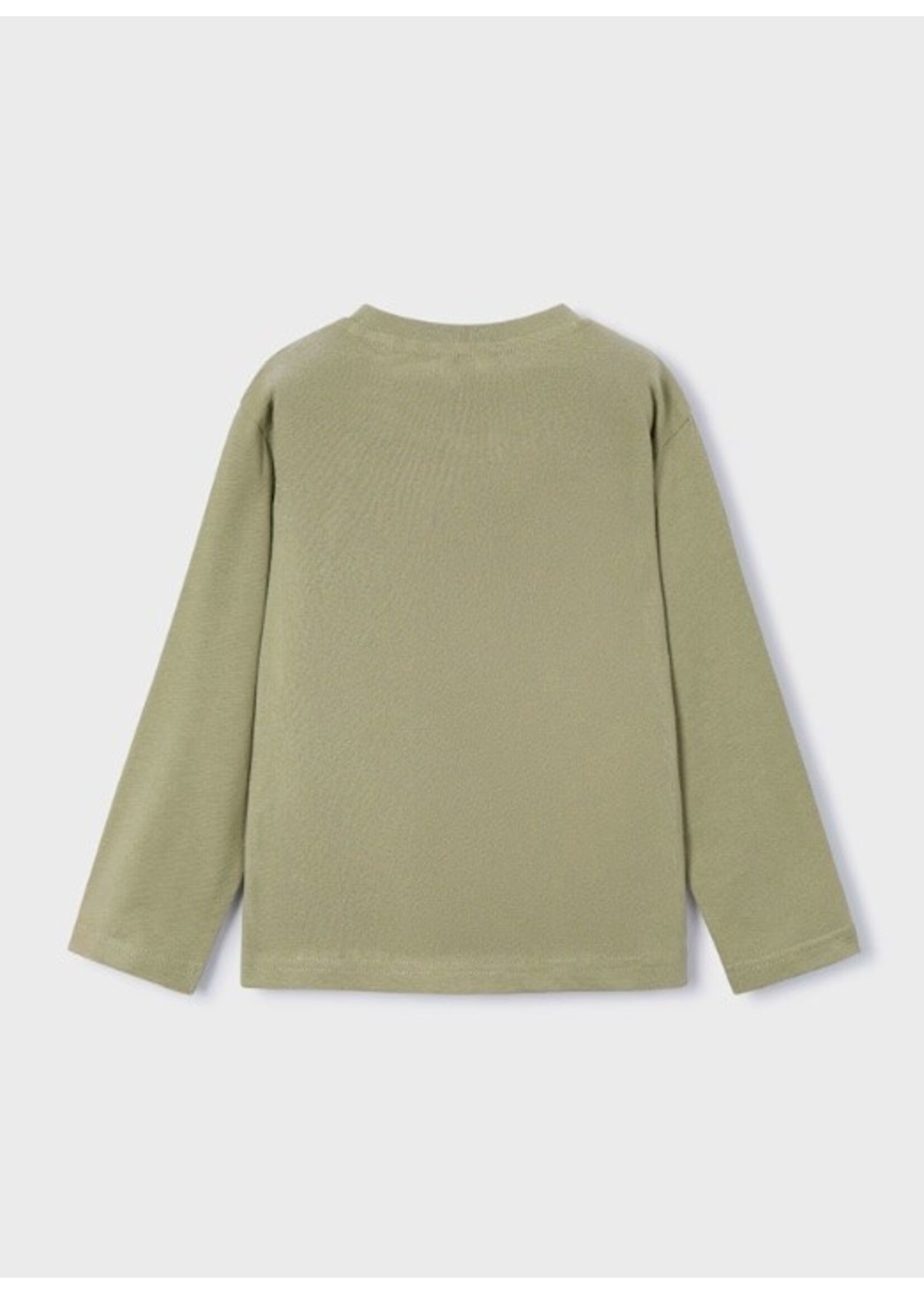 Mayoral Mayoral, Boy Dino Printed Long Sleeve T-Shirt || Pistachio