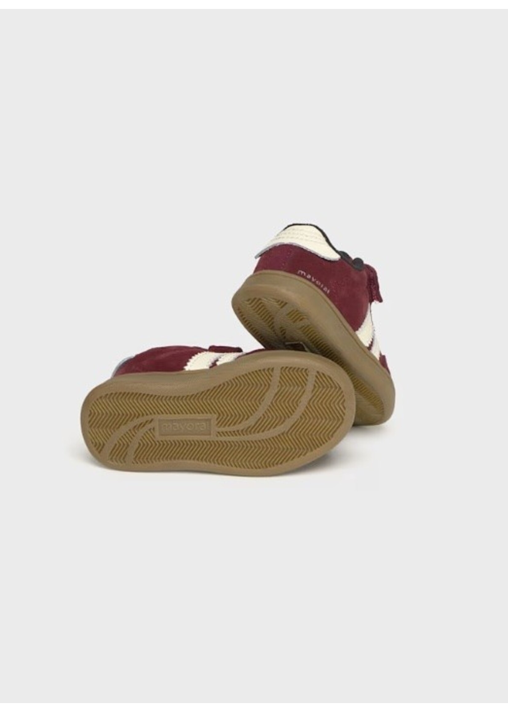 Mayoral Mayoral, Baby Casual Sneakers || Burgundy / White