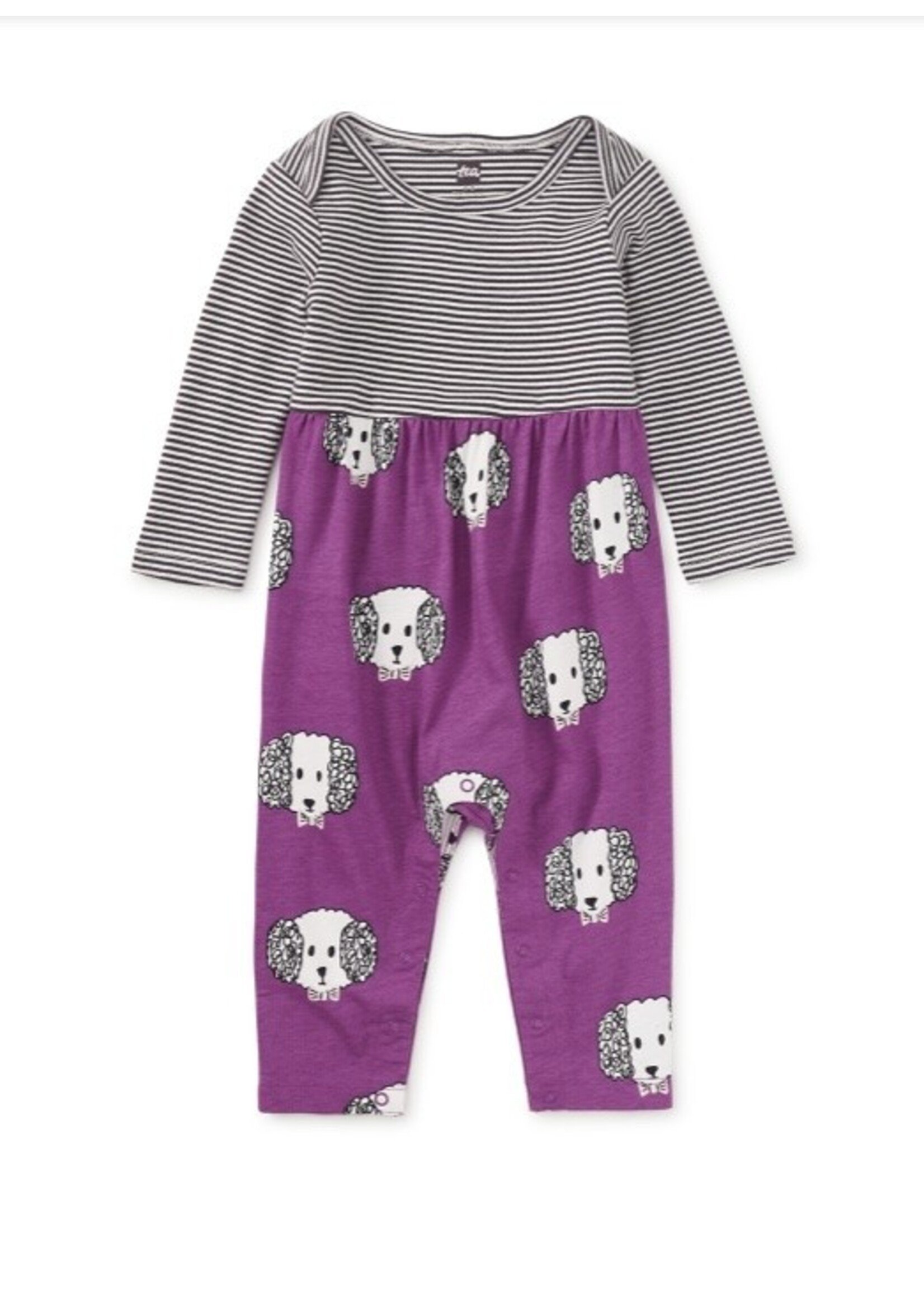 Tea Collection Tea Collection, Print Mix Baby Romper || Maltipoo