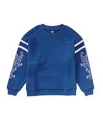 Tea Collection Tea Collection, Sporty Dragon Sleeve Popover || Galactic Blue