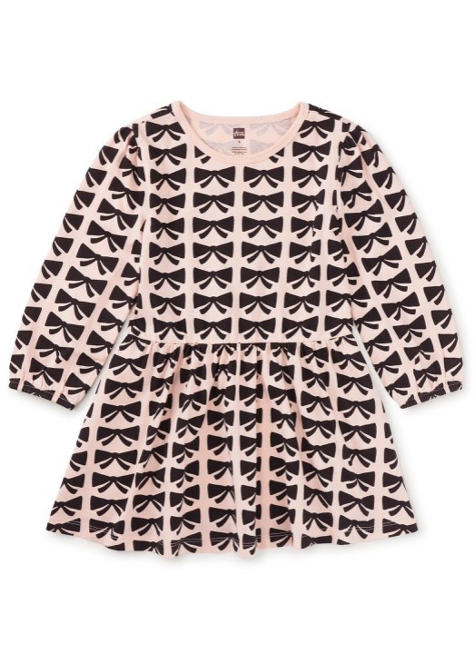 Tea Collection Tea Collection, Blouson Sleeve Pocket Dress || Bow / Pink