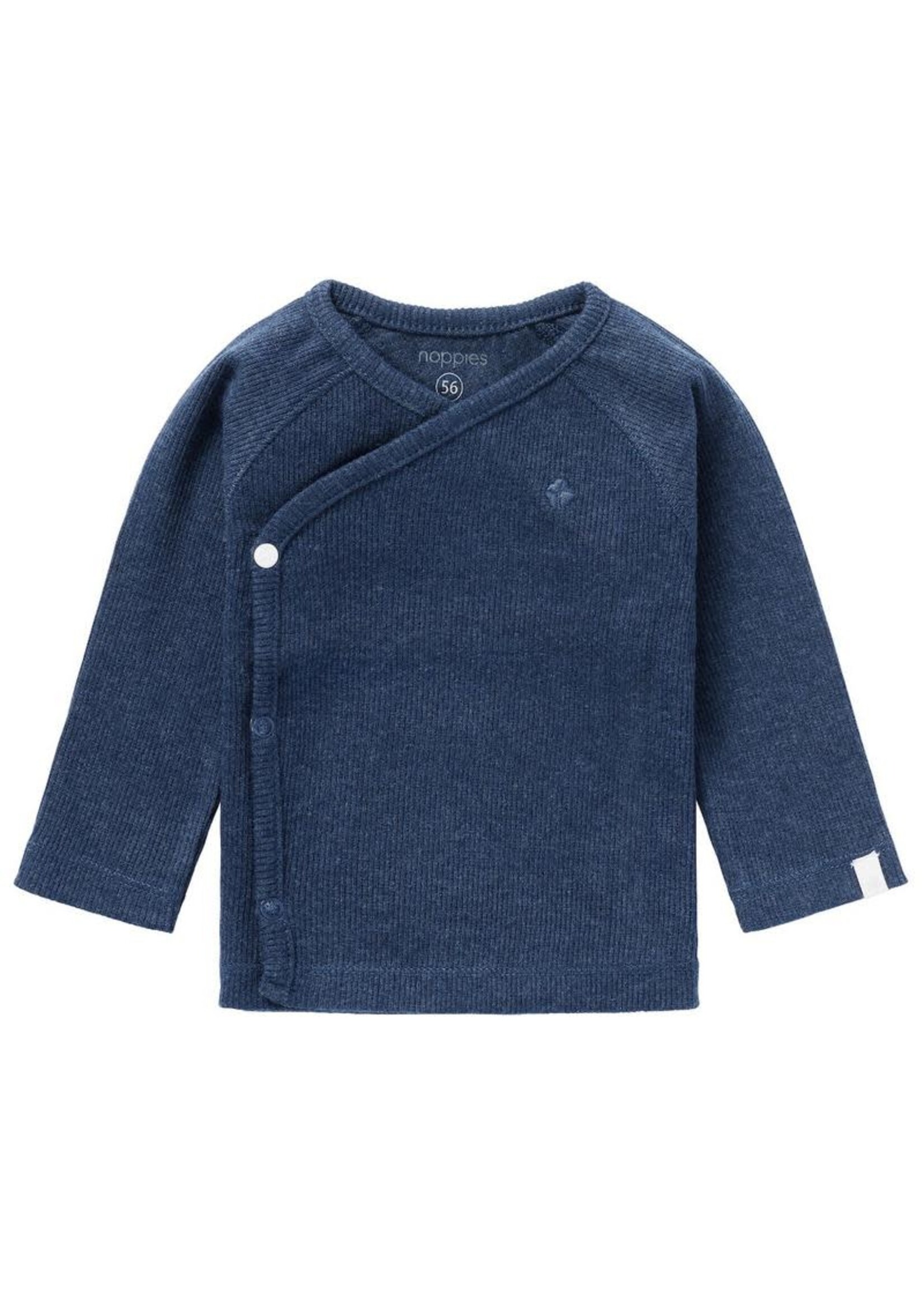 Noppies Kids Noppies Kids, Nanyuki Ribbed Long Sleeve Top || Navy